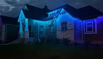 LED Light Installation for Light It Up AV & Turf in Westlake, TX