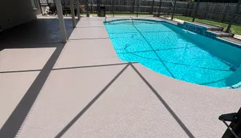 Pool deck painting for CNJ Handyman Service in Stuart, FL