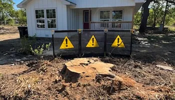 Tree Removal for Oakley’s Stump ‘N Grind in Leander, TX