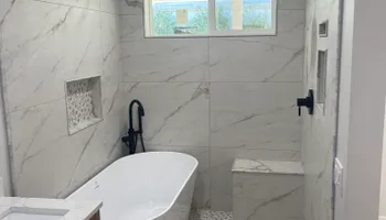 Bathroom Renovation for Goetz & Co. Fine Cabinetry in Camden, TN