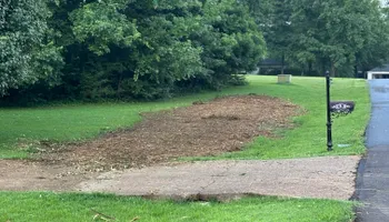 Demolition for Simmons land works in Sardis,, TN