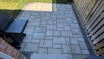 Natural Stone Hardscape for Calderwood Landscapes in Oakville, ON