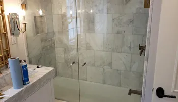 Custom Glass Installation for Topline Glassworks in Kansas City, MO