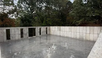 Stamped Concrete Installation for Modern Concrete LLC in Lowell, AR