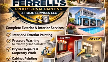 Interior Painting for Ferrell’s Professional Painting & Home Services LLC in Panama City Beach, FL