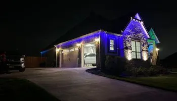 LED Light Installation for Light It Up AV & Turf in Westlake, TX