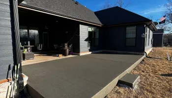 Stamped Concrete Installation for Modern Concrete LLC in Lowell, AR