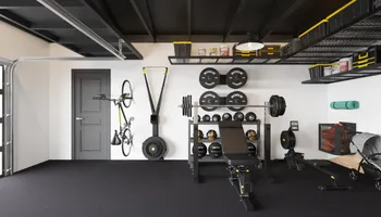 Garage Gym Design & Build for Beachside Interiors in Newport Beach, CA