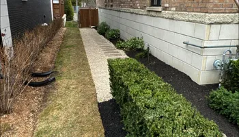 Natural Stone Hardscape for Calderwood Landscapes in Oakville, ON