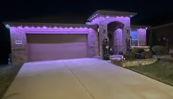 LED Light Installation for Light It Up AV and Turf in Keller, TX