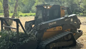 Demolition for Simmons land works in Sardis,, TN