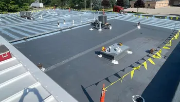 Spray polyurethane Foam&coating system for increased thermal protection. for Watershed Commercial Roofing in Grand Rapids, MI