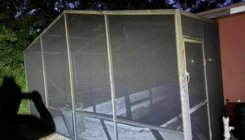 Screen Enclosure Installation for SG Outdoor Solutions in Deltona, FL