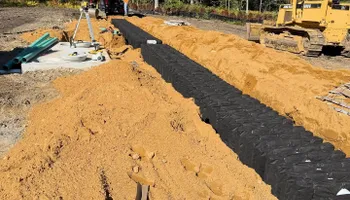 Drainage and storm water for Triple C’s Excavation in Ashford, CT