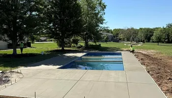 Stamped Concrete Installation for Modern Concrete LLC in Lowell, AR