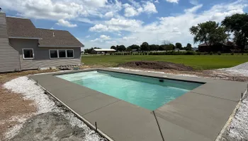 Stamped Concrete Installation for Modern Concrete LLC in Lowell, AR