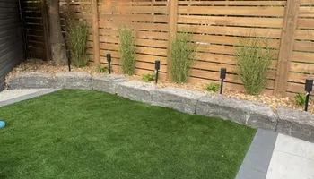 Natural Stone Hardscape for Calderwood Landscapes in Oakville, ON