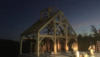 Timber Framing for Dresser Timber Frames in Dedham, ME