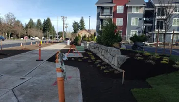 Mulch Installation for Macmor Inc. in Puyallup, WA
