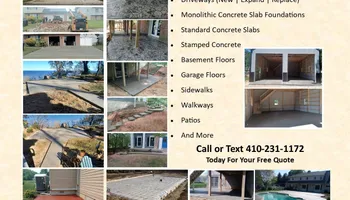 Concrete for OBH Concrete LLC in Lusby, MD