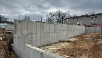 Stamped Concrete Installation for Modern Concrete LLC in Lowell, AR