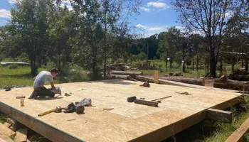Dove Tail Cabins for Jrs. Sawmilled Lumber in Munford, AL