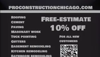 Roofing for Top Pro Construction in Chicago, IL