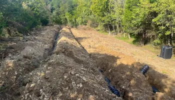 Retaining Wall Construction for S&S Construction in Elizabethton, TN