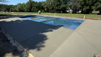 Stamped Concrete Installation for Modern Concrete LLC in Lowell, AR