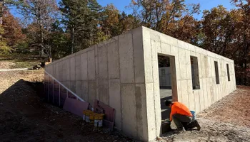 Stamped Concrete Installation for Modern Concrete LLC in Lowell, AR