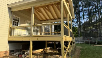 Deck & Patio Installation for Top Plate Construction in Clayton, NC