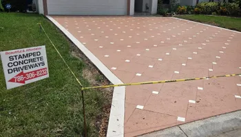Concrete Slab Construction for Beautiful and Affordable Stamped Concrete by Castilla Concrete Finish Design Corp in Sunrise, FL