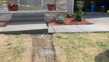 Traditional Broom Finished Concrete for Outdoor Dynamics LLC in Sherburne County, MN