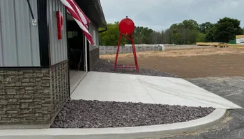Decorative Stone Installation for Stitch's Landscape in Howard, WI