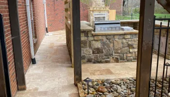 Retaining Wall Construction for Campbell's Outdoor Living in Powell, TN