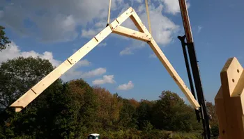 Timber Framing for Dresser Timber Frames in Dedham, ME