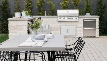 Outdoor Kitchen Construction for K&R Landscaping - Residential in Hamilton, OH