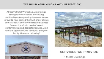 Barn Building for Cash’s Metal Works in Greenville, TX