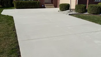 Broom Finish Driveways for Crown Cement in Lincoln Park, MI