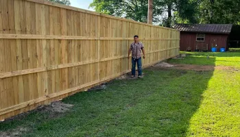 Fence Installation for MNA Construction, LLC in Lufkin, TX