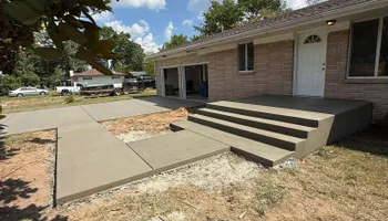 Stamped Concrete Installation for Modern Concrete LLC in Lowell, AR