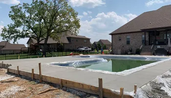 Vinyl Pools for Henry's Construction in Nashville, TN