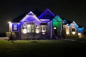 LED Light Installation for Light It Up AV & Turf in Westlake, TX