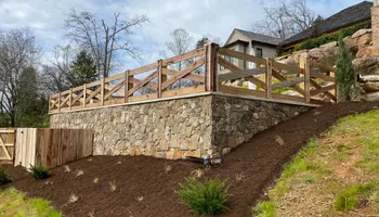 Retaining Wall Construction for Campbell's Outdoor Living in Powell, TN
