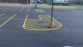 Parking Lot Striping for Straight Line Striping in Little Rock, AR