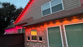 LED Light Installation for Light It Up AV and Turf in Keller, TX