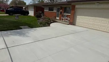 Concrete Driveway Replacement for Deerbrook Construction in Pontiac, MI