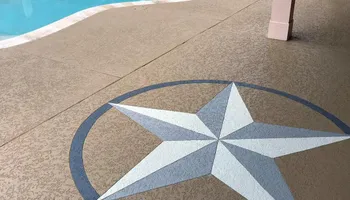 Decorative Concrete Overlay for Stamped Patio Solutions in Richmond, TX 