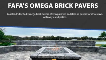 Paver Installation for Fafa's Omega Brick Pavers in Lakeland, FL