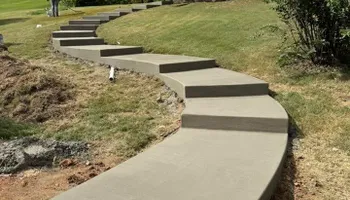 Stamped Concrete Installation for Modern Concrete LLC in Lowell, AR